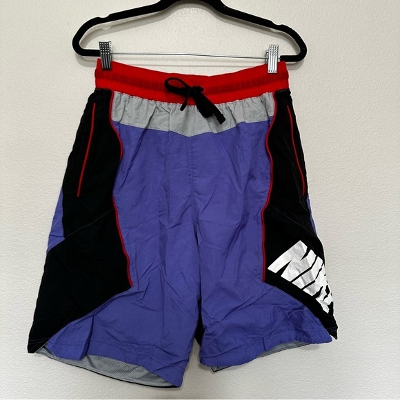 Nike Other - Nike Sportswear Throwback Basketball Shorts M medium Purple Black AJ3673-554